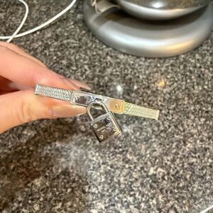 Michael Kors Silver Lock Bracelet